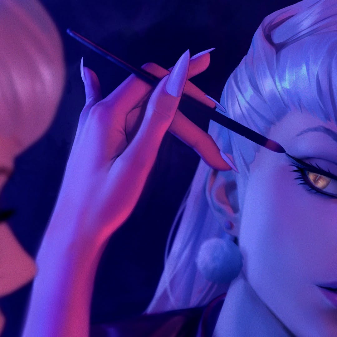 Look inside.#WHEREWEVEBEEN #EVELYNN #KDA #CALLINGALLBLADES